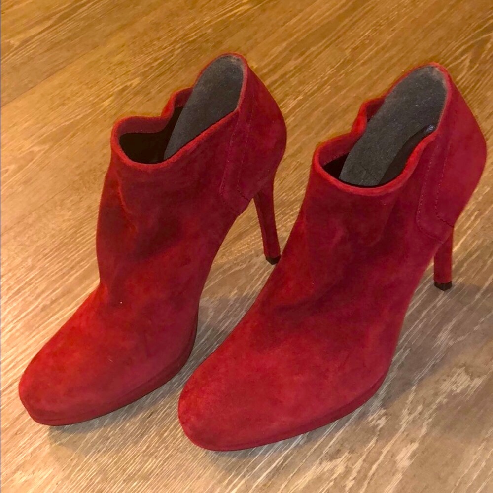 Stuart Weitzman Suede Booties
